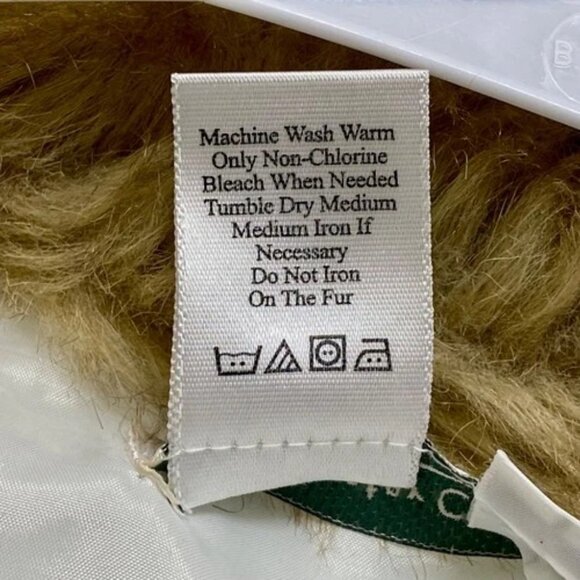 Coldwater Creek Jacket Women's 1X Cream Paisley Faux Fur Exclusive Deco Coat EUC - Picture 14 of 15